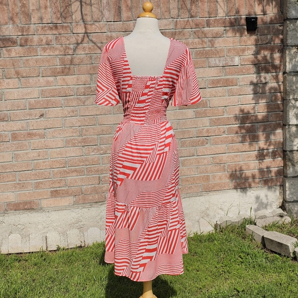 EVELYN geometric print dress - Picture 5 of 9